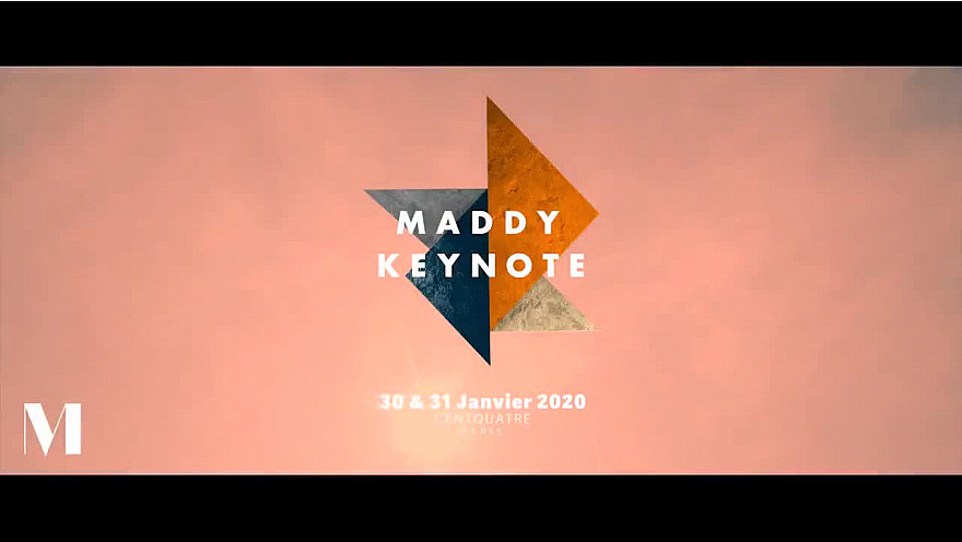 Maddy Keynote édition 2020 les 30 & 31 janvier au @104paris @MaddyKeynote