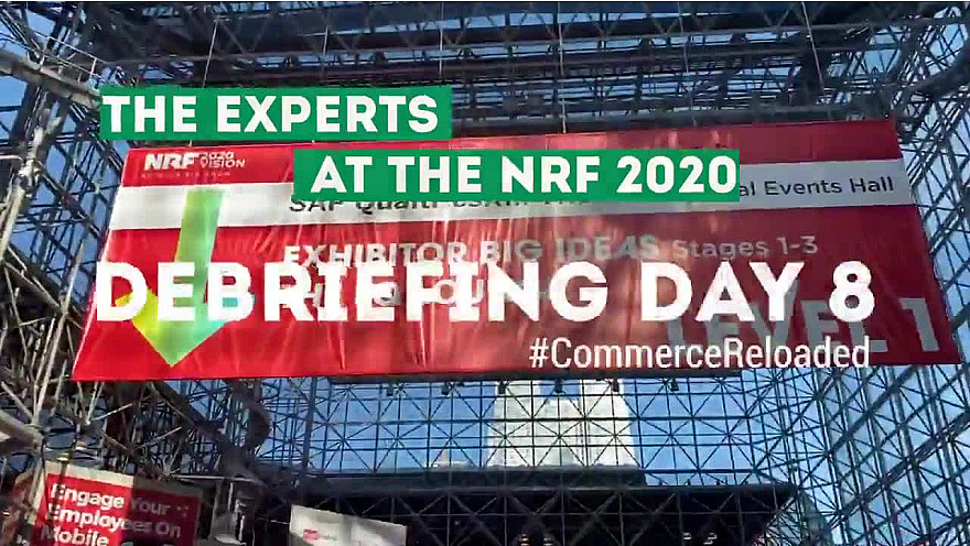 NRF 2020 NYC : deuxième debreifing de Guillaume Rio et Nicolas Diacono au @NRFBigShow @BNPP_PF @nincoroby @Guillaume_Rio @Echangeur @Nike
