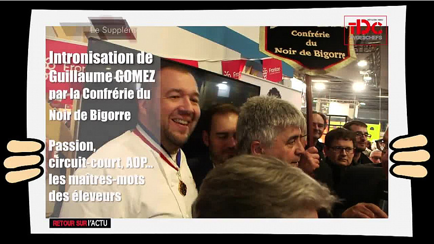Guillaume GOMEZ et le Noir de Bigorre - @Salon_Agriculture_2019 - @ggomez_chef - @Smartrezo