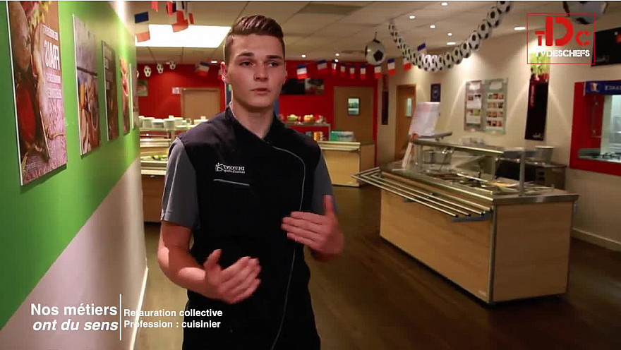 #NosMétiersontdusens ! - La restauration collective concédée - Métier - cuisinier - @Tvdeschefs - @Smartrezo
