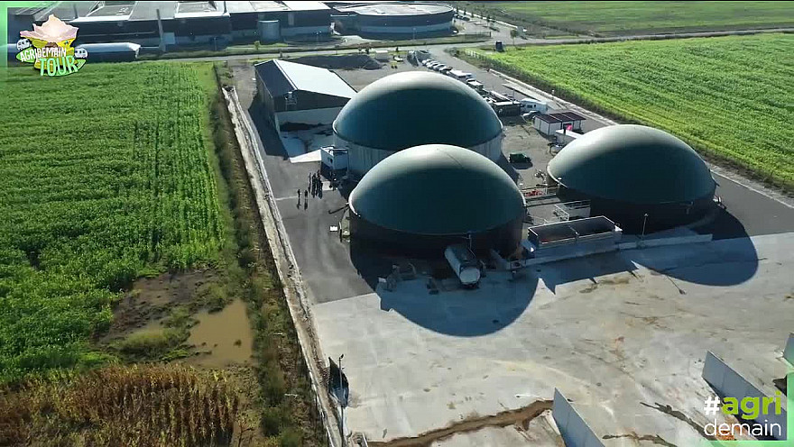 Agridemain Tour 2021 : Porte-ouverte avec Méthavéore sur la méthanisation dans la Drôme @Agridemain