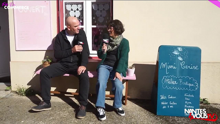 Tv Locale Le Cellier : visite de la Boutique Atelier de Mimi Cerise