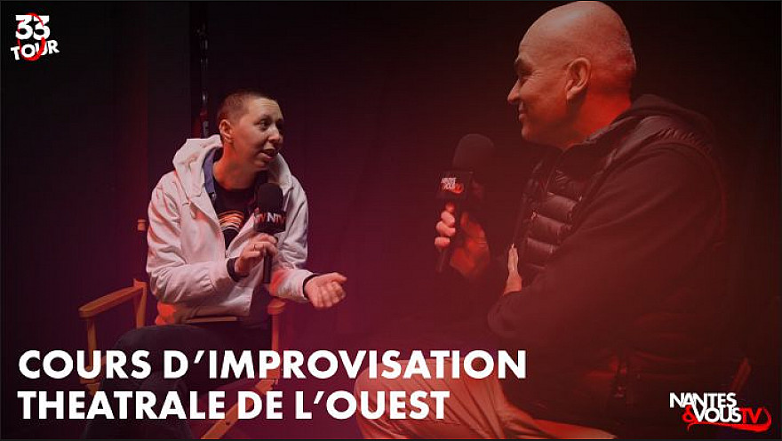 TV Locale Nantes parle improvisation Théâtrale avec Delphine Guisseau
