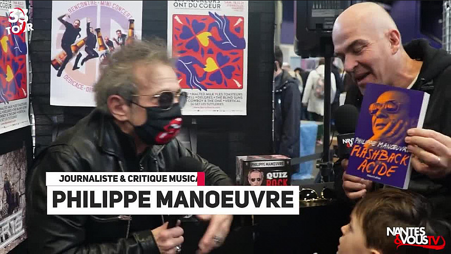Tv Locale Rezé : Philippe manoeuvre était présent au Salon International du disque à Rezé  