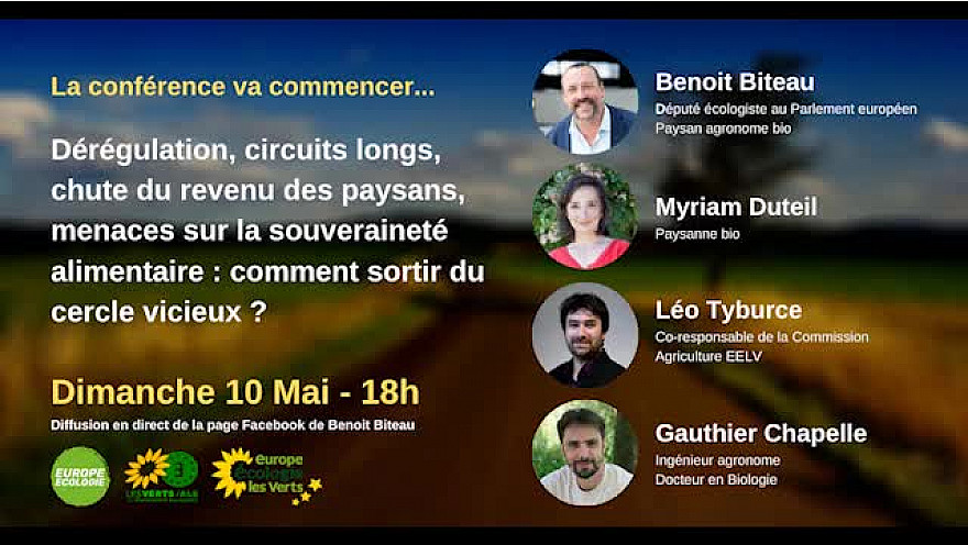 Benoit Biteau : Dérégulation, circuits longs, chute des revenus des paysans, menaces sur la souveraineté alimentaire : comment sortir du cercle vicieux ? @BenoitBiteau @tyburce