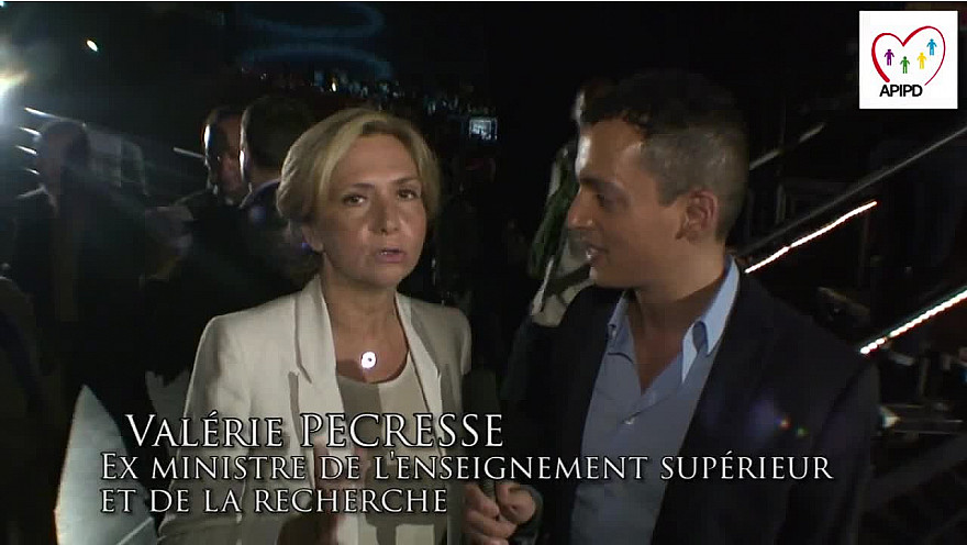 Valérie Pécresse au Drepaction 2014 au Zénith de Paris.
