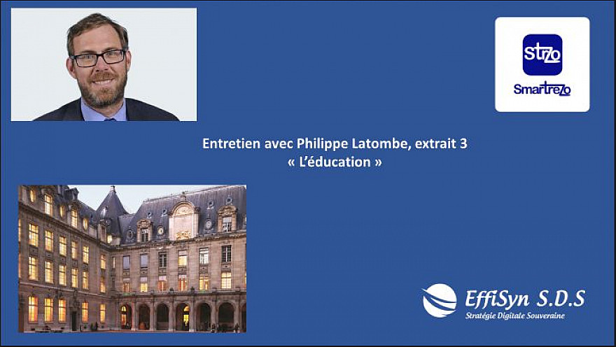 Souveraineté numérique : Extrait 3 de mon entretien avec Philippe Latombe 'L'Education aux Médias et à l'Information'