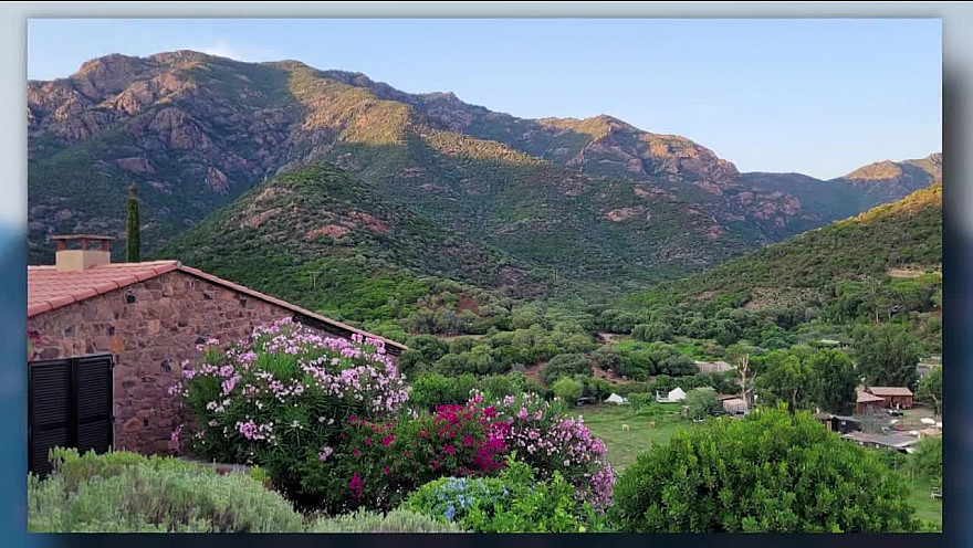 Carte postale : La Corse côté terre