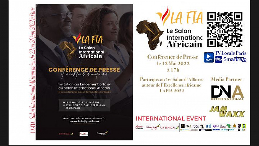 TV Locale Paris - Événement :  LE SALON INTERNATIONAL AFRICAIN (LAFIA) - Conférence de Presse